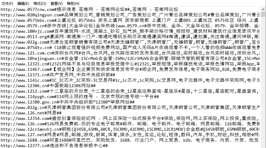 网站标题采集器TDK